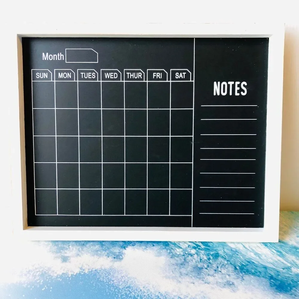 Chalk Memo Board Office Classroom Organizational Décor